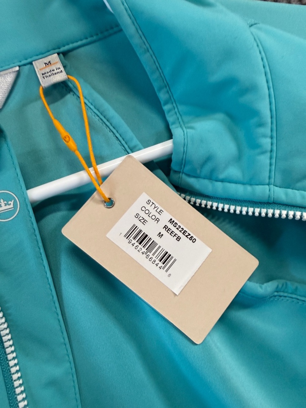 NEW Peter Millar Hyperlight Merge Full Zip Performance Golf Jacket Reef Medium - Picture 14 of 14